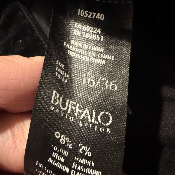 Women’s Buffalo David Bitton corduroy pants size 16 plus size - Picture 4 of 8